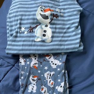 Disney Olaf Hanna Anderson pjs